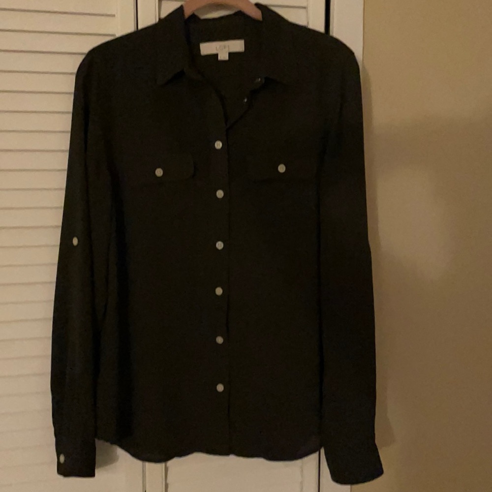 Loft Long Sleeve Blouse Size Small